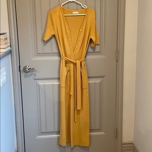 Roolee Mercedes jumpsuit in mustard XS
